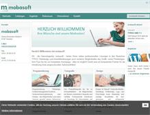 Tablet Screenshot of mobasoft.de